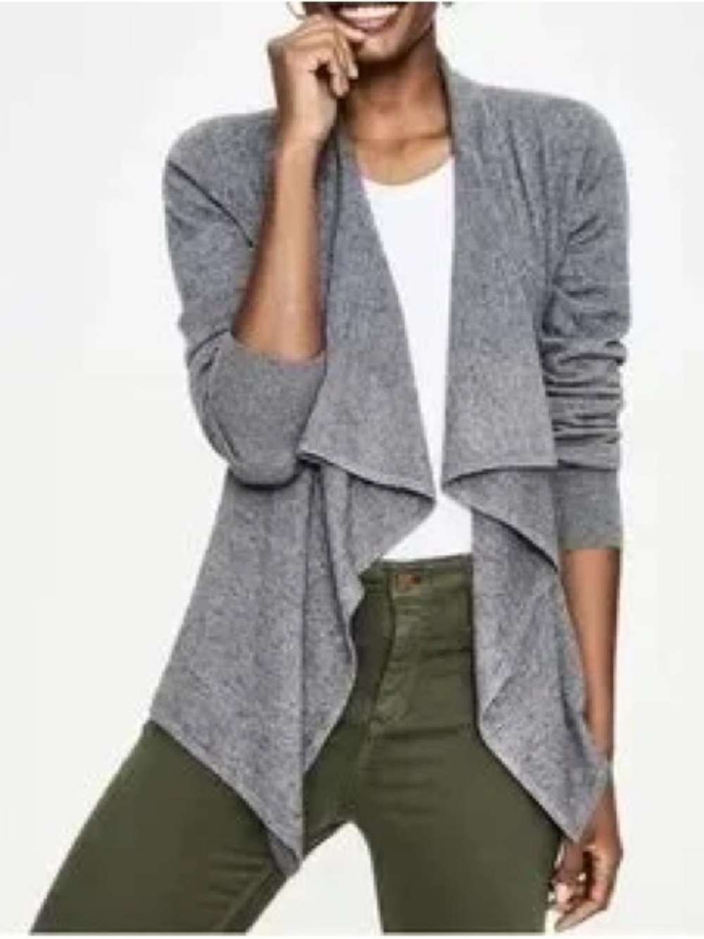 Barefoot Dreams Gray CozyChic Lite Calypso Wrap Size L/XL